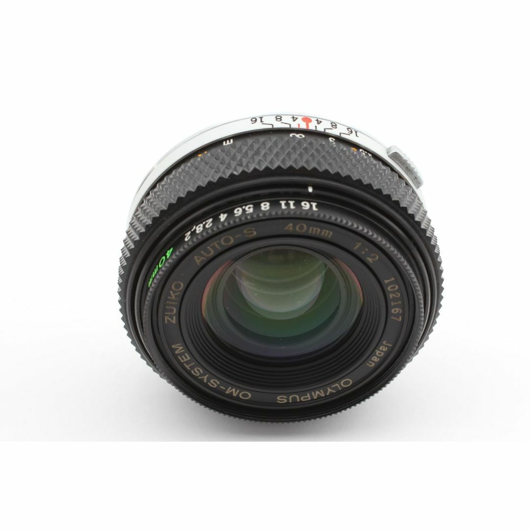 OLYMPUS(オリンパス)のオリンパス Zuiko Auto-S 40mm F2 スマホ/家電/カメラのカメラ(レンズ(単焦点))の商品写真