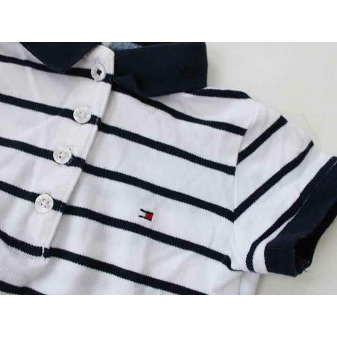 TOMMY HILFIGER(トミーヒルフィガー)の†トミーヒルフィガー/TOMMY HILFIGER†92cm(18M) ブルマ付半袖ワンピース 白×紺【中古】子供服 キッズ kids 女の子 夏 426022 onepi キッズ/ベビー/マタニティのベビー服(~85cm)(ワンピース)の商品写真