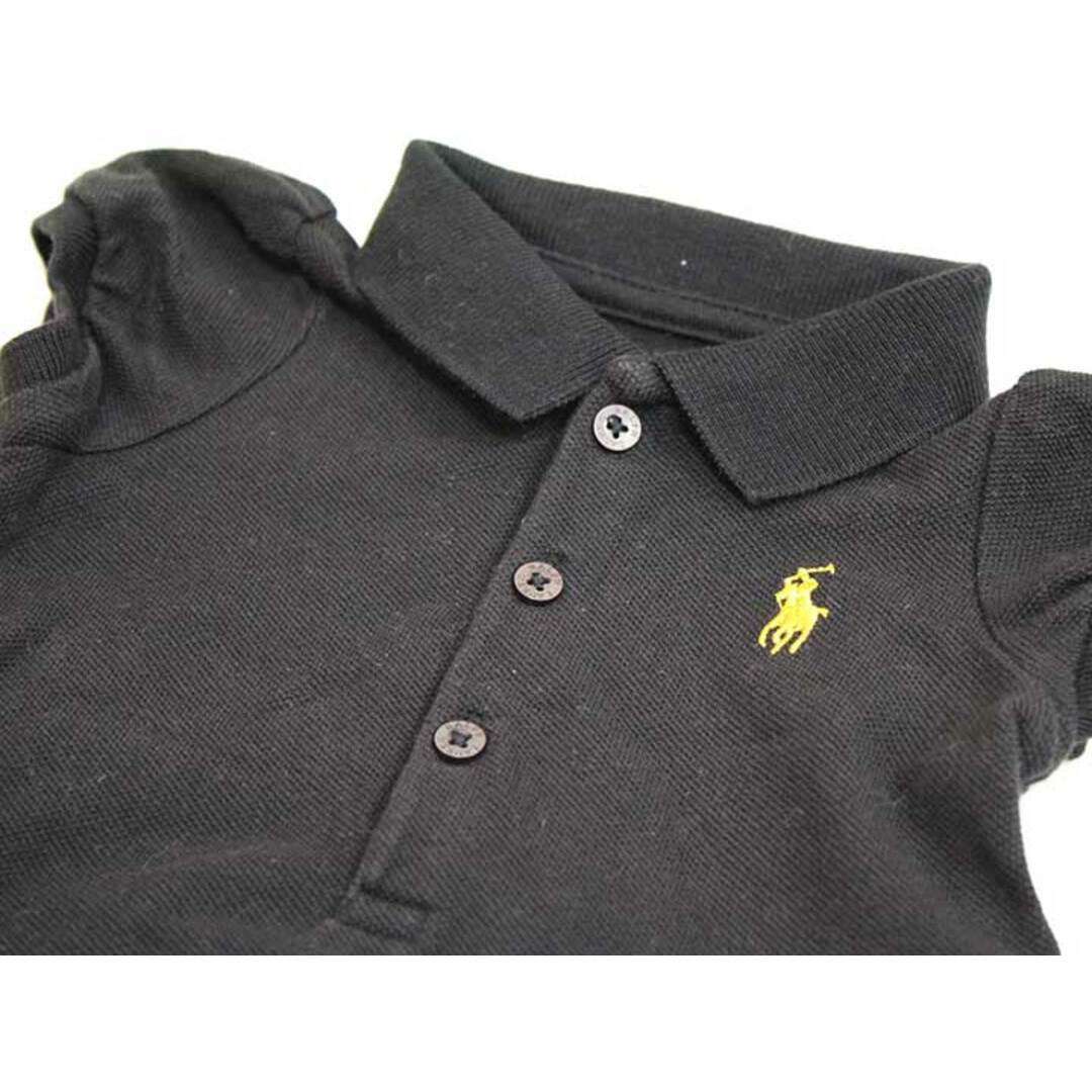 Ralph Lauren(ラルフローレン)の▲ラルフローレン/Ralph Lauren▲50cm 半袖ポロワンピース 黒【中古】子供服 キッズ kids ベビー服 baby 女の子 夏 717022 onepi キッズ/ベビー/マタニティのベビー服(~85cm)(ワンピース)の商品写真