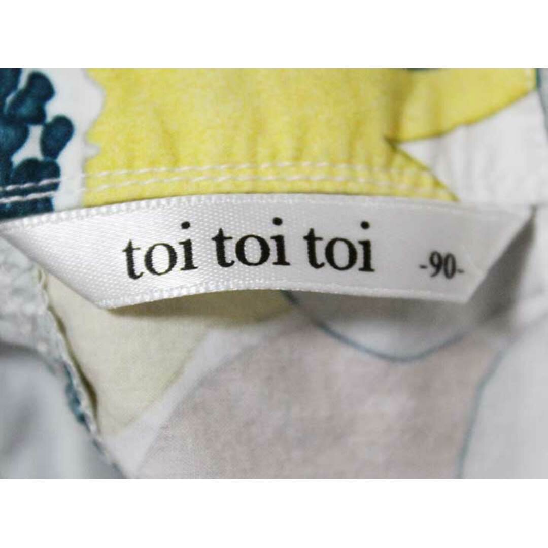 《トイトイトイ/toitoitoi》90cm ノースリーブワンピース マルチカラー リバティ【中古】子供服 キッズ kids ベビー服 baby 女の子 夏 905032 onepi キッズ/ベビー/マタニティのベビー服(~85cm)(ワンピース)の商品写真