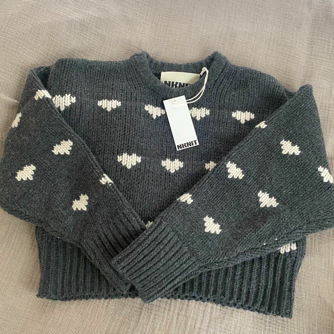 希少】NKNIT ンニット short pattern knit ハートニットの通販 希少】NKNIT ンニット short pattern knit ハートニットの通販