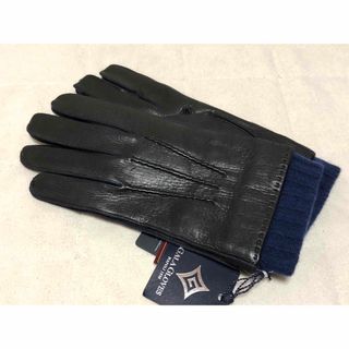 ガラグローブ(GALA GLOVES)の472新品GALA GLOVESガラグローブ鹿革メンズ手袋イタリア製裏地カシミヤ(手袋)