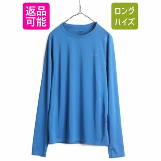 パタゴニア(patagonia)の12年製 パタゴニア キャプリーン 長袖 Tシャツ メンズ M 古着 PATAGONIA アウトドア ロンT インナー ストレッチ カットソー アンダーシャツ(Tシャツ/カットソー(七分/長袖))