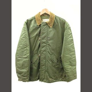 アルファ U.S.NAVY 80s ナイロンデッキジャケット 米軍 M