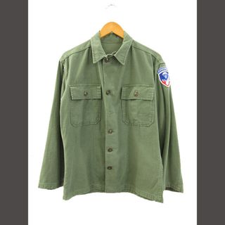 U.S.ARMY 50s OG-107 ユーティリティシャツ 1st 米軍(個人装備)