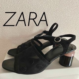 ザラ(ZARA)のZARA シースルードット柄 サンダル(サンダル)