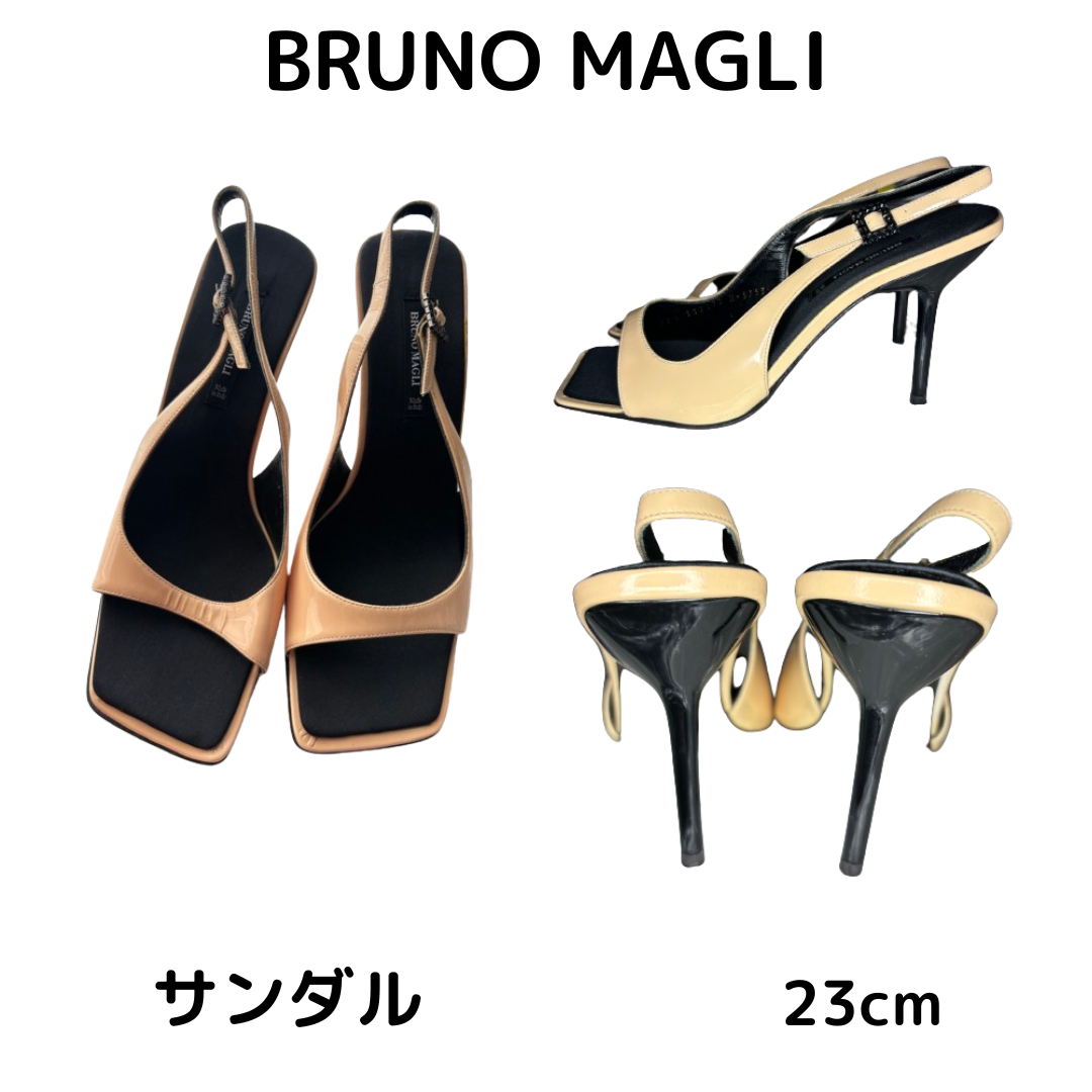 BRUNOMAGLI(ブルーノマリ)の最終値下げ ブルーノマリ BRUNOMAGLI サンダル 23.0cm  美品 レディースの靴/シューズ(サンダル)の商品写真