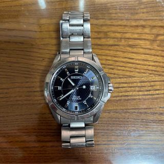 セイコー(SEIKO)のSEIKOソーラー腕時計/アナログ/ラウンド/V147-0AB0(腕時計(アナログ))