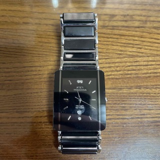 テクノス(TECHNOS)の美品 TECHNOS テクノス CERAMIC SAPPHIRE クォーツ腕時計(腕時計(アナログ))