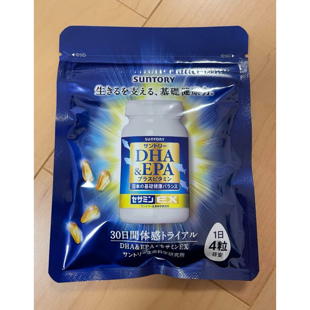 サントリー　DHA＆EPA+セサミンEX 120粒新品未開封 食品/飲料/酒の健康食品(ビタミン)の商品写真