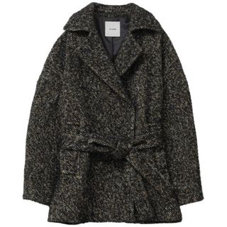 CLANE - CLANE MIX LOOP TWEED BOX COAT