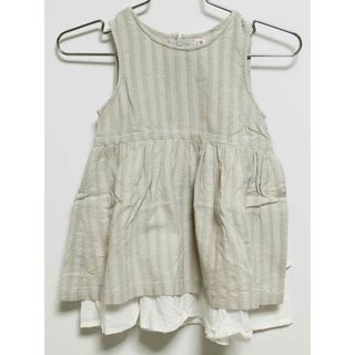 ハッカ(HAKKA)の‡ハッカ ベビー/HAKKA baby‡80cm ジャンパースカート/ノースリーブワンピース グレー【中古】子供服 キッズ kids ベビー服 baby 女の子 夏 306032 onepi(スカート)