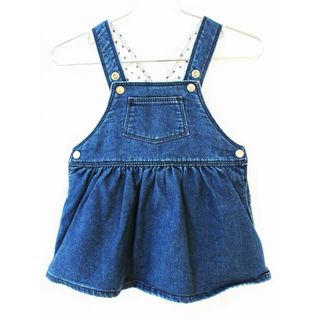 プチバトー(PETIT BATEAU)の【春物 新入荷!】[プチバトー/PETIT BATEAU]74cm ジャンパースカート ブルー【中古】子供服 キッズ kids ベビー服 baby 女の子 春夏秋 onepi 213042(スカート)