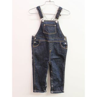 プチバトー(PETIT BATEAU)の【春物 新入荷!】▲プチバトー/PETIT BATEAU▲81cm(18m) オーバーオール/つなぎ/サロペット インディゴ【中古】子供服 キッズ kids ベビー服 baby 男の子 女の子 春秋冬 onepi 603042(その他)