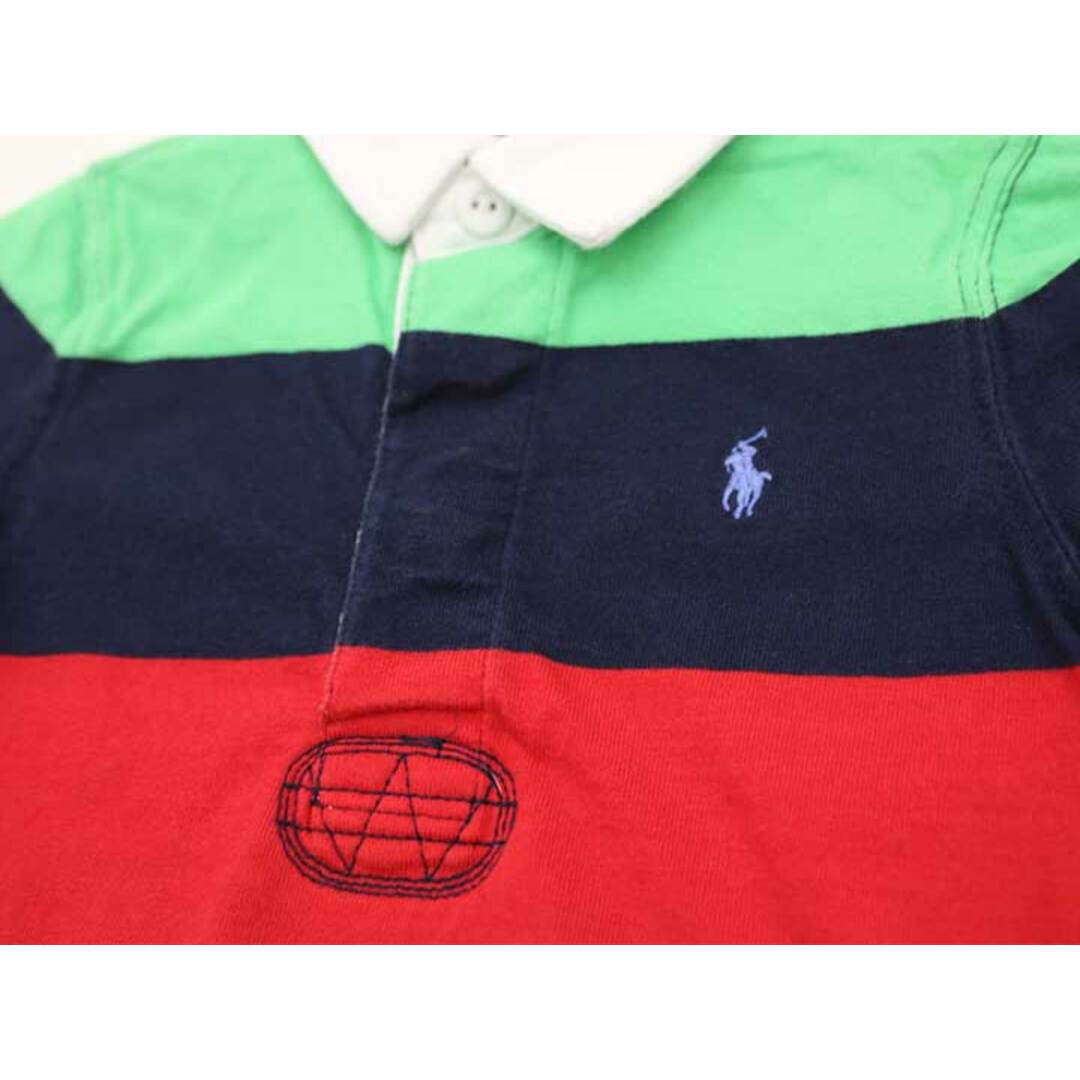 Ralph Lauren(ラルフローレン)の■ラルフローレン/Ralph Lauren■85cm 半袖ショートオール/カバーオール/ロンパース マルチカラー【中古】子供服 キッズ kids ベビー服 baby 男の子 夏 826032 onepi キッズ/ベビー/マタニティのベビー服(~85cm)(カバーオール)の商品写真