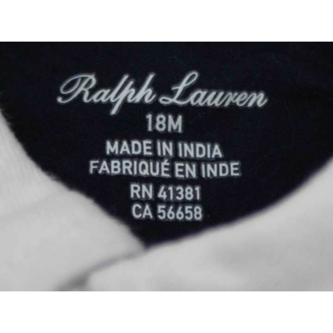 Ralph Lauren(ラルフローレン)の■ラルフローレン/Ralph Lauren■85cm 半袖ショートオール/カバーオール/ロンパース マルチカラー【中古】子供服 キッズ kids ベビー服 baby 男の子 夏 826032 onepi キッズ/ベビー/マタニティのベビー服(~85cm)(カバーオール)の商品写真