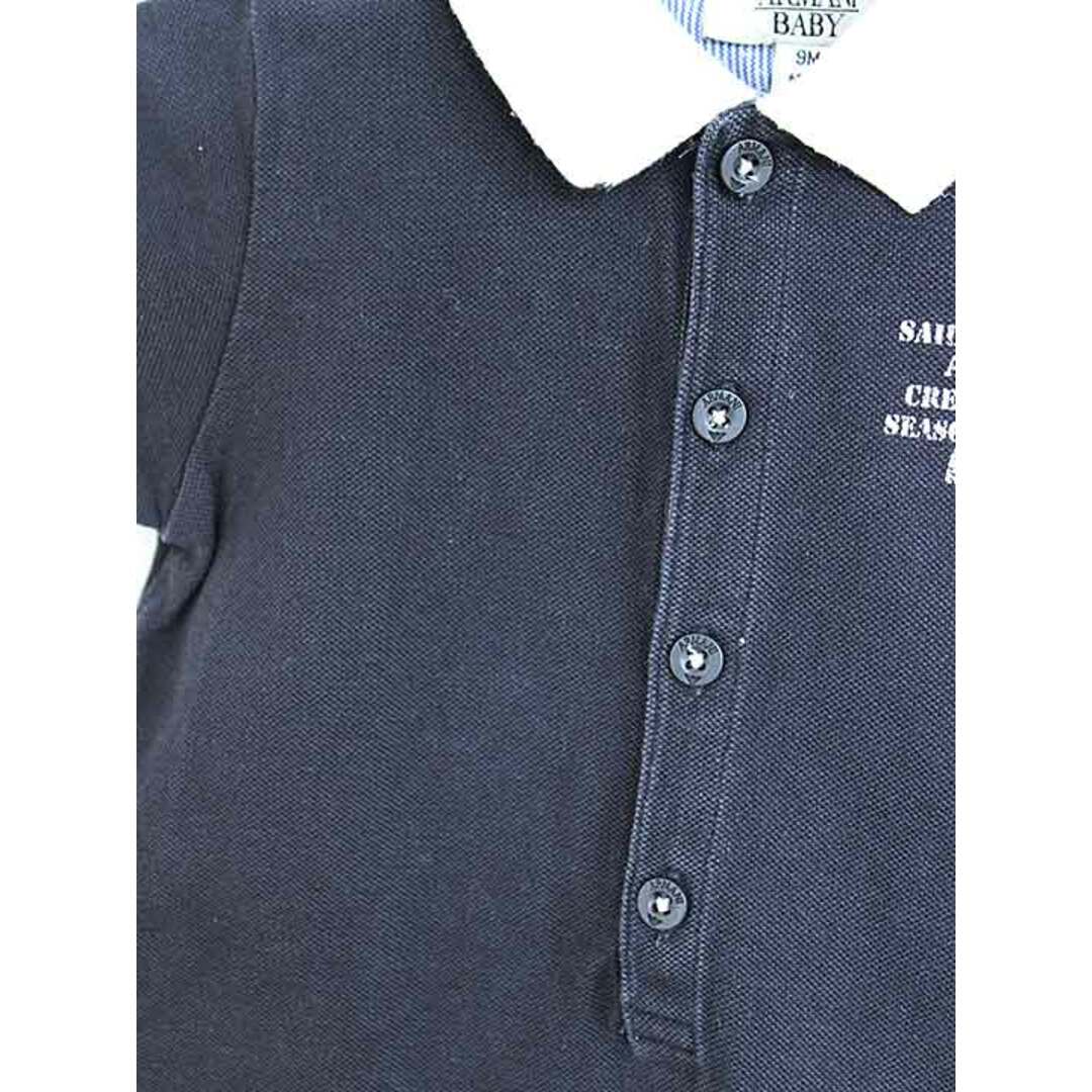 Armani(アルマーニ)の†アルマーニベビー/Armani baby†68cm ショートオール 濃紺【中古】子供服 キッズ kids ベビー服 baby 男の子 夏 915032 onepi キッズ/ベビー/マタニティのベビー服(~85cm)(カバーオール)の商品写真