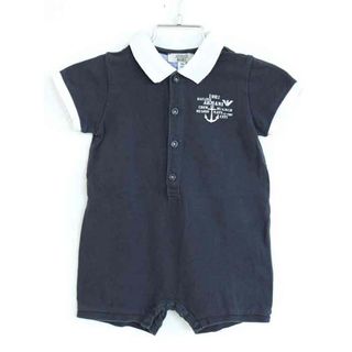 アルマーニ(Armani)の†アルマーニベビー/Armani baby†68cm ショートオール 濃紺【中古】子供服 キッズ kids ベビー服 baby 男の子 夏 915032 onepi(カバーオール)