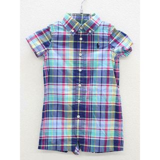 ■ラルフローレン/Ralph Lauren■80cm 半袖ショートオール/カバーオール/ロンパース マルチカラー【中古】子供服 キッズ kids ベビー服 baby 男の子 夏 826032 onepi