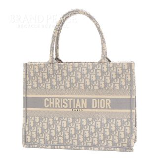 ディオール(Dior)のディオール オブリーク ブックトート ミディアム グレー(トートバッグ)