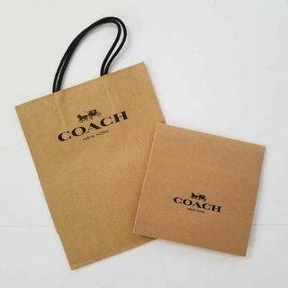 コーチ(COACH)の新品未使用 COACH ギフトボックス ショッパー セット長方形 小 正規品(ショップ袋)