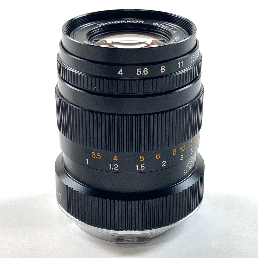 ミノルタ M-ROKKOR 90mm F4 ライカ Mマウント 中古 スマホ/家電/カメラのカメラ(レンズ(単焦点))の商品写真