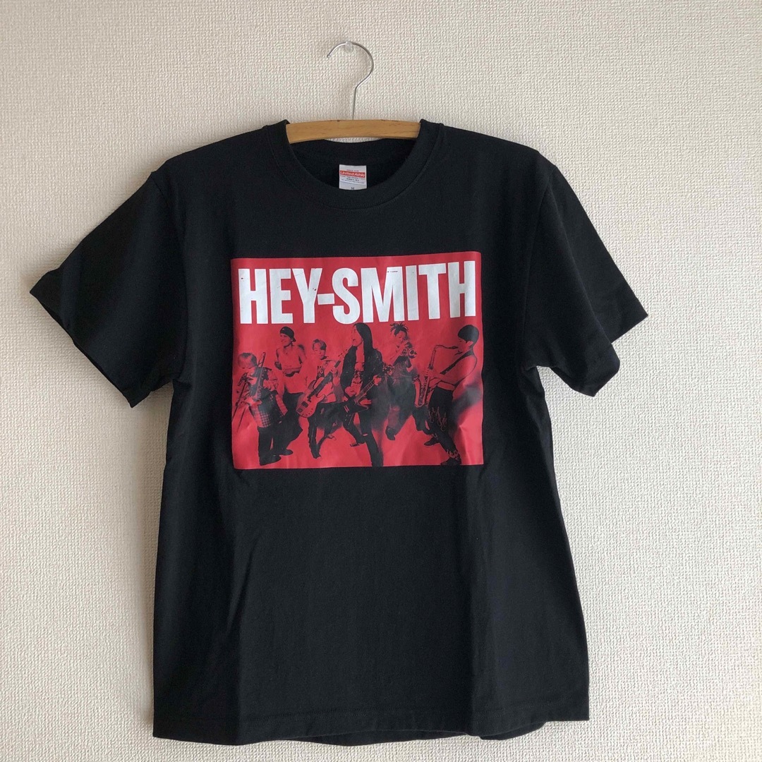 HEY-SMITH　Tシャツ　Mサイズ　ブラック エンタメ/ホビーのタレントグッズ(ミュージシャン)の商品写真