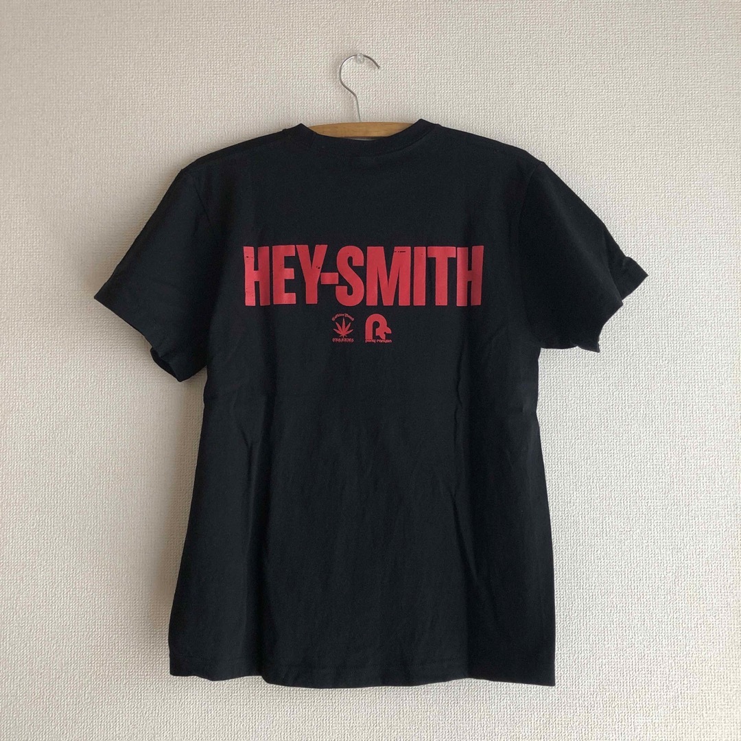 HEY-SMITH　Tシャツ　Mサイズ　ブラック エンタメ/ホビーのタレントグッズ(ミュージシャン)の商品写真