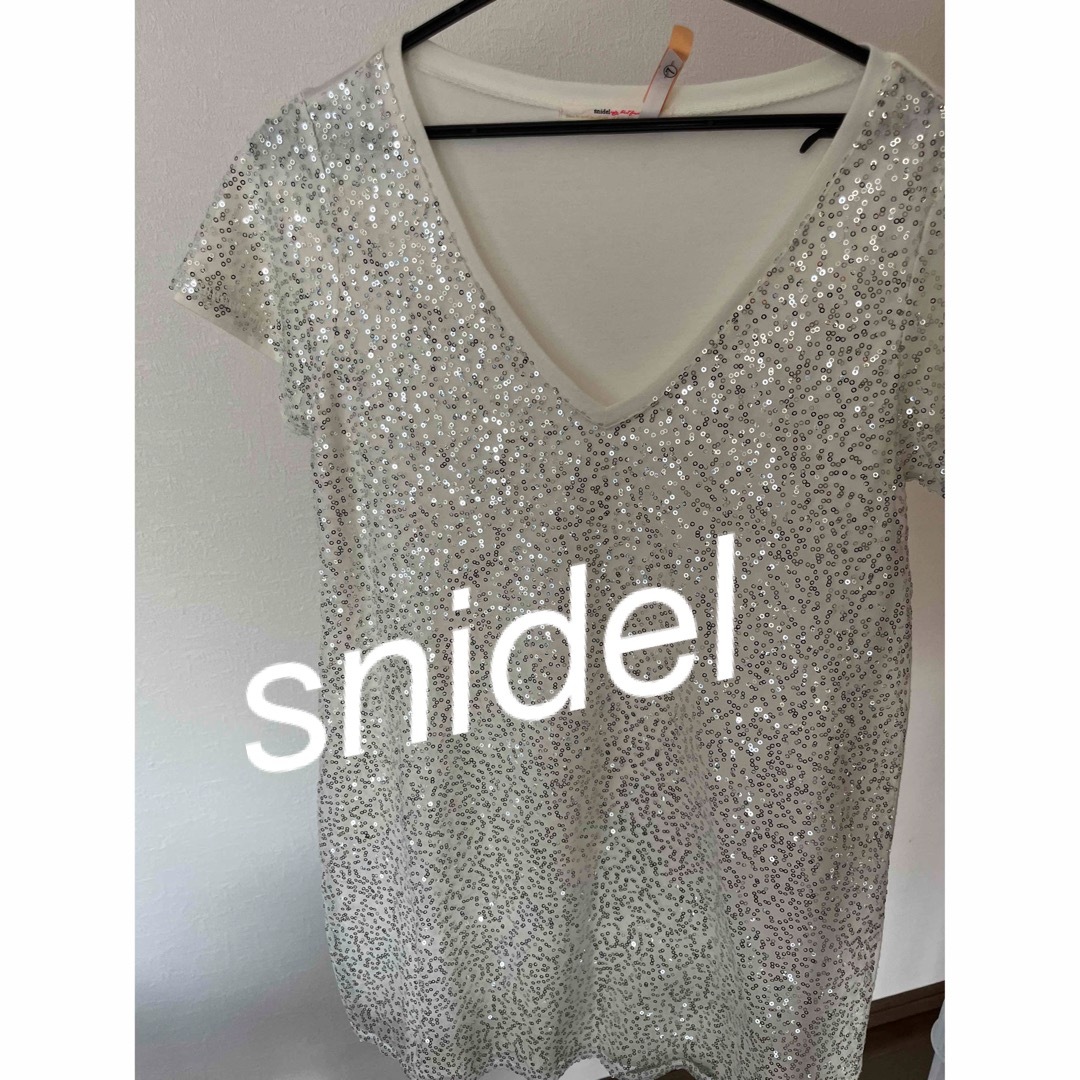 SNIDEL(スナイデル)のsnidelラメシャツ★ レディースのトップス(Tシャツ(半袖/袖なし))の商品写真