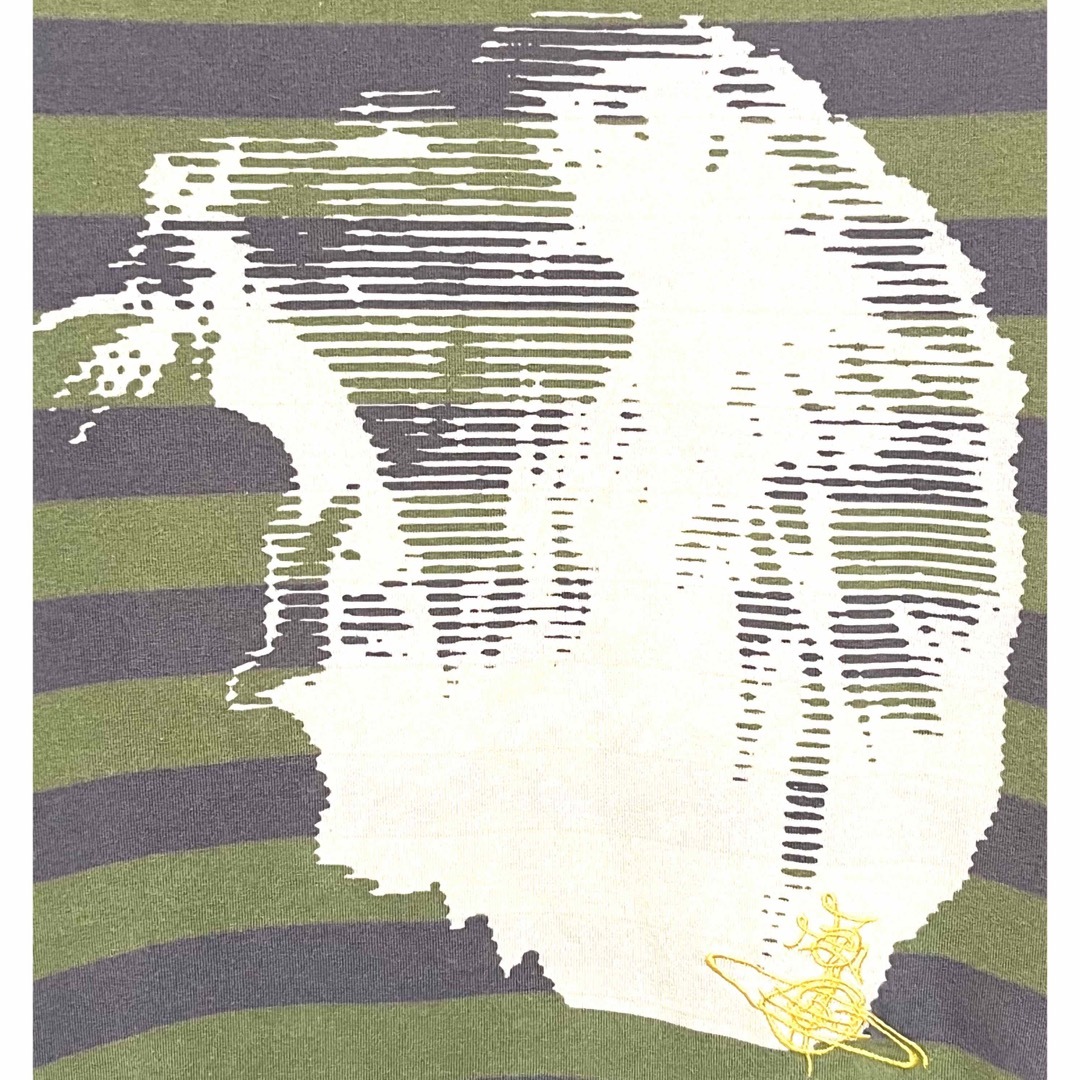 Vivienne Westwood(ヴィヴィアンウエストウッド)の匿名発送　ヴィヴィアンウエストウッドマン　ボーダーデザインカットソー　46 メンズのトップス(Tシャツ/カットソー(七分/長袖))の商品写真