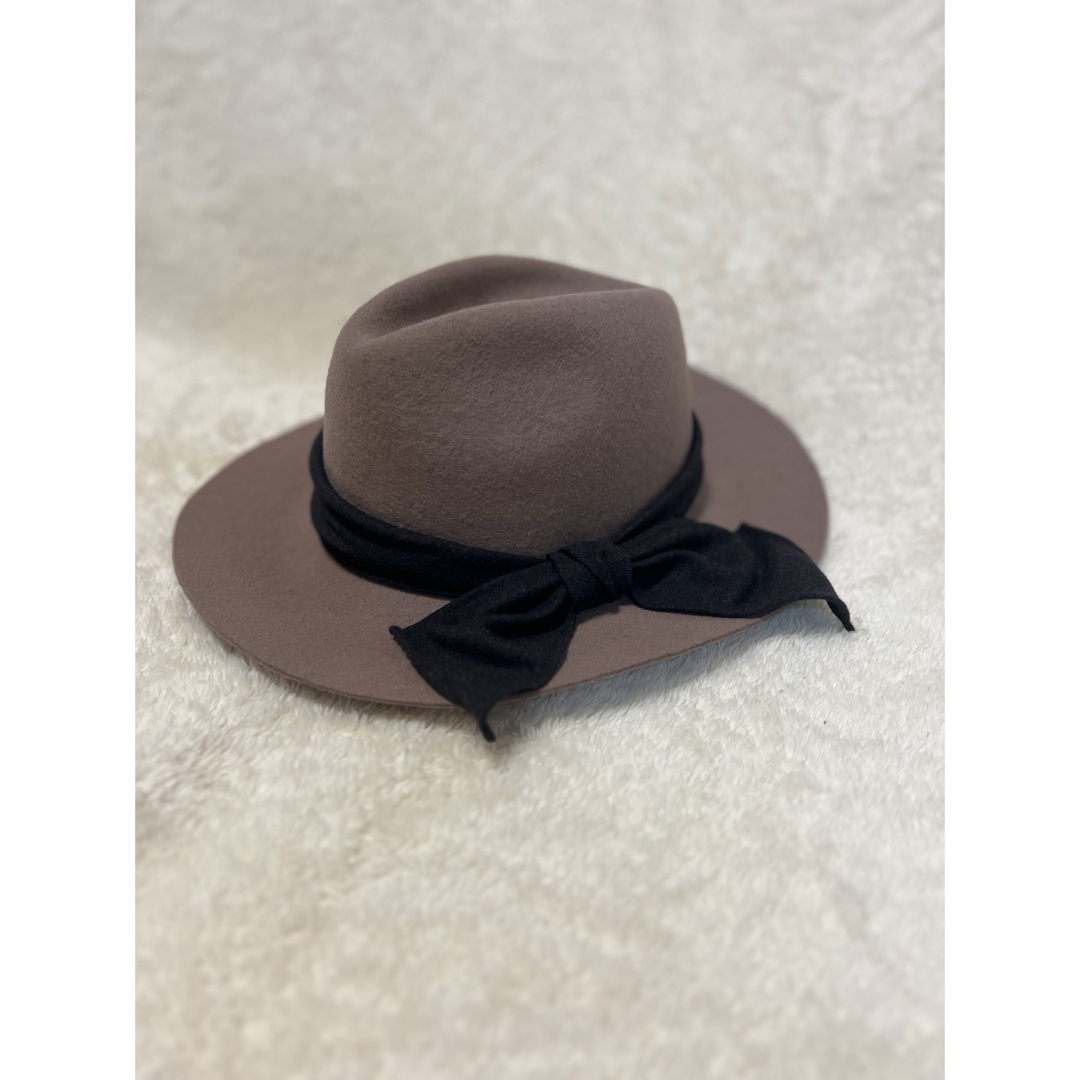CA4LA(カシラ)のca4la ハットレディースピンク色リボン付き美品 レディースの帽子(ハット)の商品写真