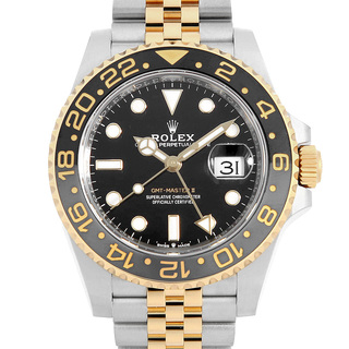 ロレックス(ROLEX)のロレックス GMTマスターII 126713GRNR  ブラック ランダム番 メンズ 中古 腕時計(腕時計(アナログ))