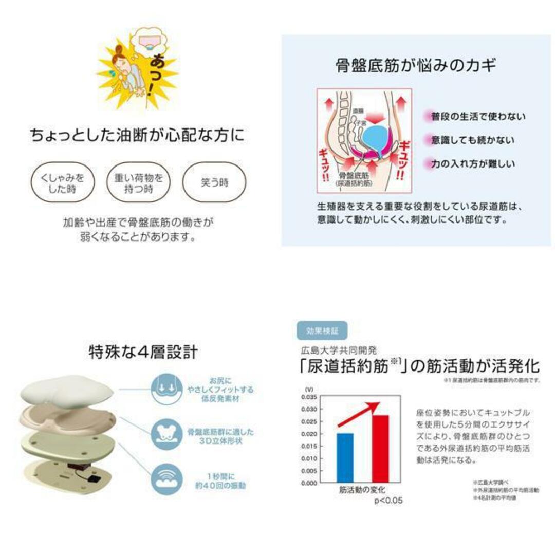 ラボネッツ 骨盤底筋エクササイズクッション キュットブル スマホ/家電/カメラの美容/健康(マッサージ機)の商品写真