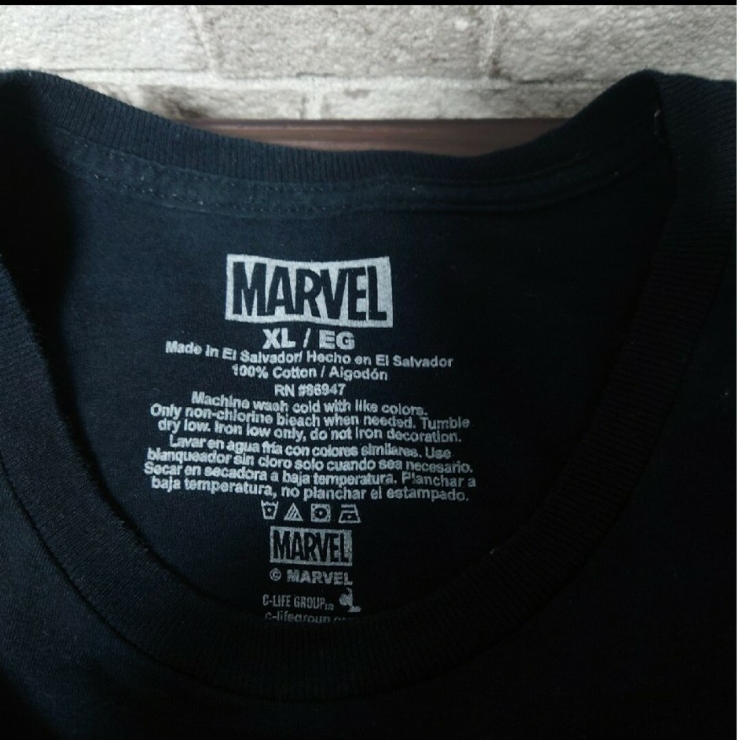 MARVEL(マーベル)のMARVEL マーベル Tシャツ ヴェノム キャラクター古着 ビッグシルエット メンズのトップス(Tシャツ/カットソー(半袖/袖なし))の商品写真