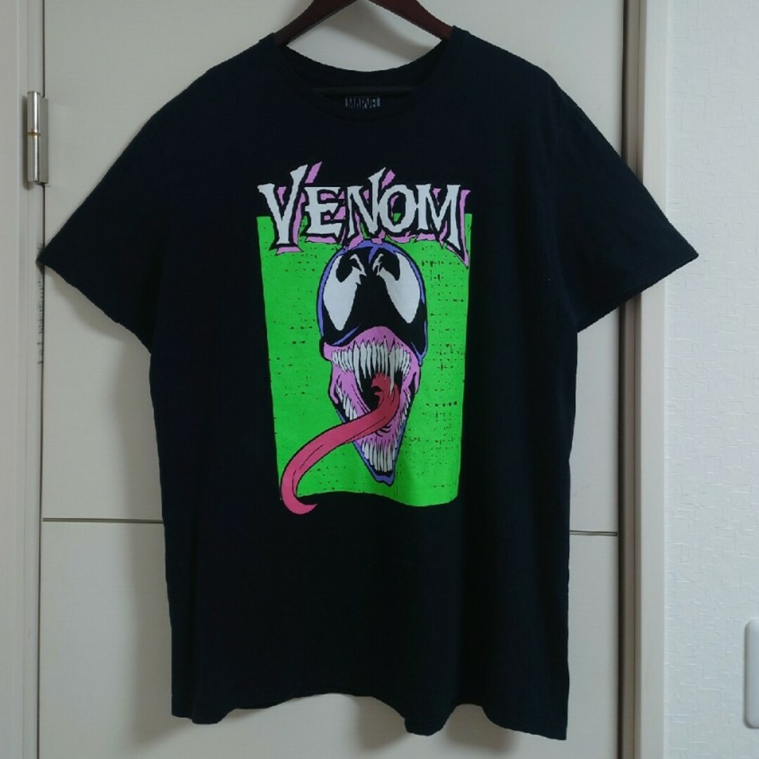 MARVEL(マーベル)のMARVEL マーベル Tシャツ ヴェノム キャラクター古着 ビッグシルエット メンズのトップス(Tシャツ/カットソー(半袖/袖なし))の商品写真