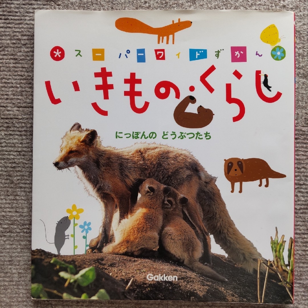 学研(ガッケン)のスーパーワイドずかん いきもの・くらし エンタメ/ホビーの本(絵本/児童書)の商品写真