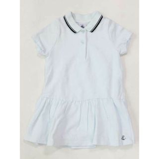 プチバトー(PETIT BATEAU)の☆プチバトー/PETIT BATEAU☆81cm 半袖ワンピオール 水色 【中古】子供服 キッズ kids ベビー服 baby 女の子 夏 206032 onepi(カバーオール)