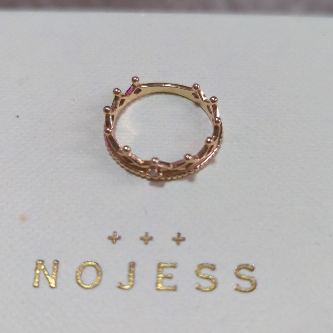 NOJESS(ノジェス)のNOJESSリング/K10/1号/ティアラ/指輪/金/ピンキーリング レディースのアクセサリー(リング(指輪))の商品写真