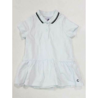 プチバトー(PETIT BATEAU)の☆プチバトー/PETIT BATEAU☆74cm 半袖ワンピオール 水色 【中古】子供服 キッズ kids ベビー服 baby 女の子 夏 206032 onepi(カバーオール)