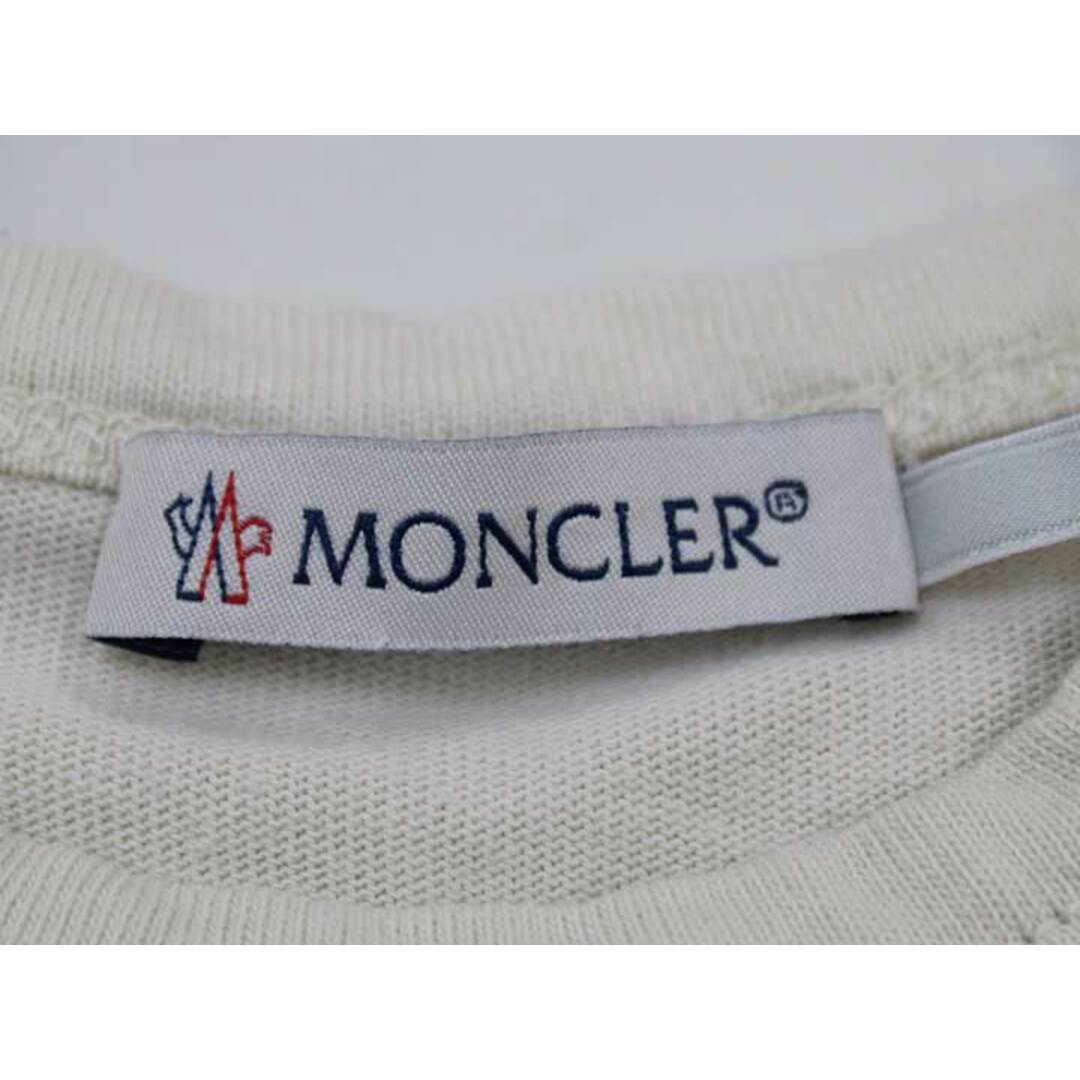 MONCLER(モンクレール)の■モンクレール/Moncler■76cm 半袖ショートオール/カバーオール/ロンパース ライトベージュ×紺【中古】子供服 キッズ kids ベビー服 baby 男の子 夏 726032 onepi キッズ/ベビー/マタニティのベビー服(~85cm)(カバーオール)の商品写真