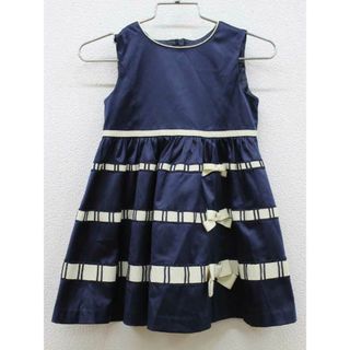 トッカバンビーニ(TOCCA BAMBINI)の【新入荷!】▽トッカ/TOCCA BAMBINI▽90cm ノースリーブドレス/ノースリーブワンピース 紺 フォーマル 入園式 結婚式 発表会 七五三 冠婚葬祭【中古】子供服 キッズ kids ベビー服 baby 女の子 lessons 803042(セレモニードレス/スーツ)