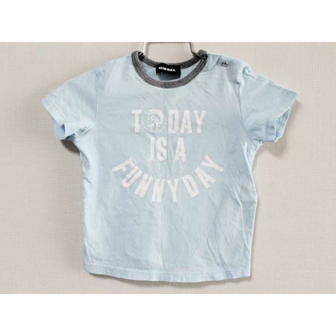 DIESEL(ディーゼル)の《ディーゼルキッズ/DIESEL kids》75cm Tシャツ×ハーフパンツセット 水色×グレー【中古】子供服 キッズ kids ベビー服 baby 男の子 夏 905032 bottoms キッズ/ベビー/マタニティのベビー服(~85cm)(その他)の商品写真