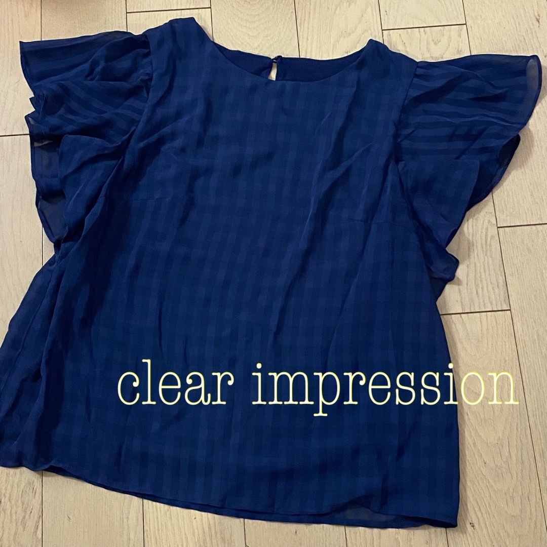 CLEAR IMPRESSION(クリアインプレッション)のクリアインプレッション　シフォントップス レディースのトップス(シャツ/ブラウス(半袖/袖なし))の商品写真