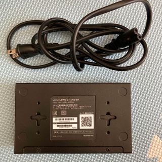 バッファロー(Buffalo)の中古 LSW6-GT-5NS/BK BUFFALO GigaスイッチングHub(PC周辺機器)