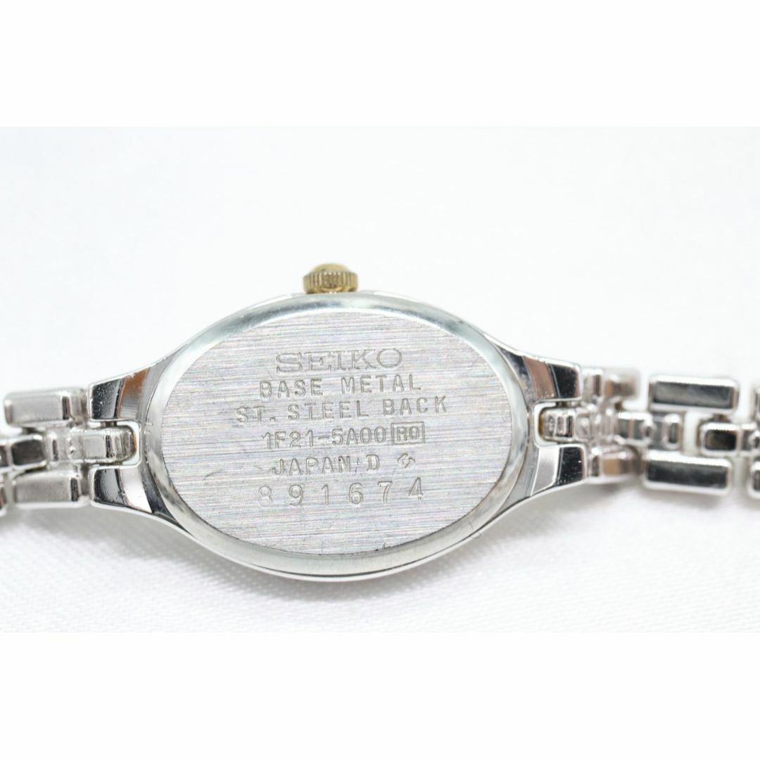 SEIKO - 【W126-577】動作品 電池交換済 セイコー 腕時計 1F21 SEIKO - 【W126-577】動作品 電池交換済 セイコー 腕時計 1F21