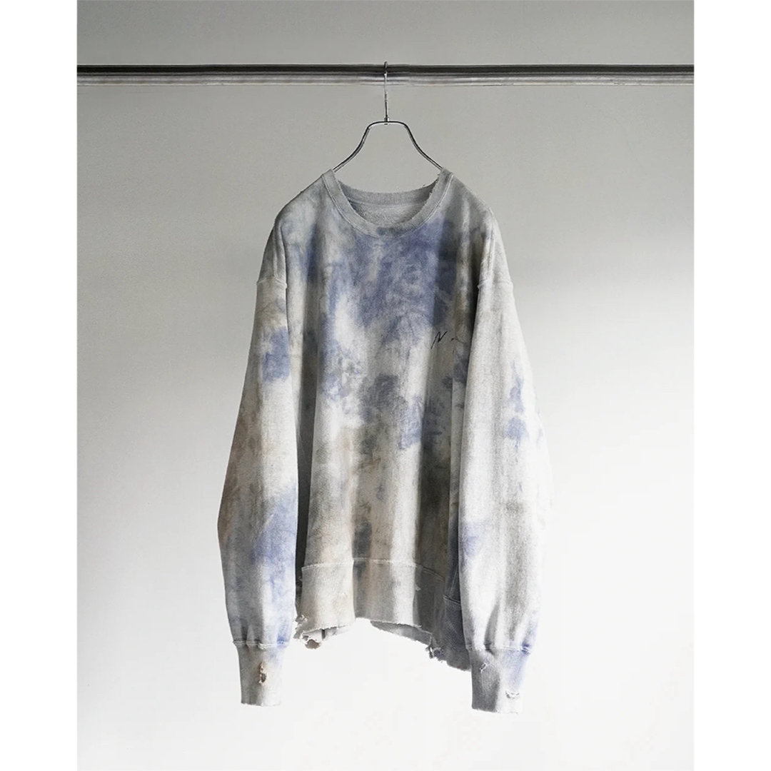 1LDK SELECT(ワンエルディーケーセレクト)の24SS Ancellm MARBLING SWEAT SHIRT 2 メンズのトップス(スウェット)の商品写真