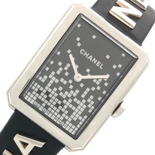 シャネル(CHANEL)の　シャネル CHANEL ボーイフレンド ウォンテッド ドゥ シャネル H7470 ブラック SS/純正ベルト/純正尾錠 クオーツ レディース 腕時計(腕時計)