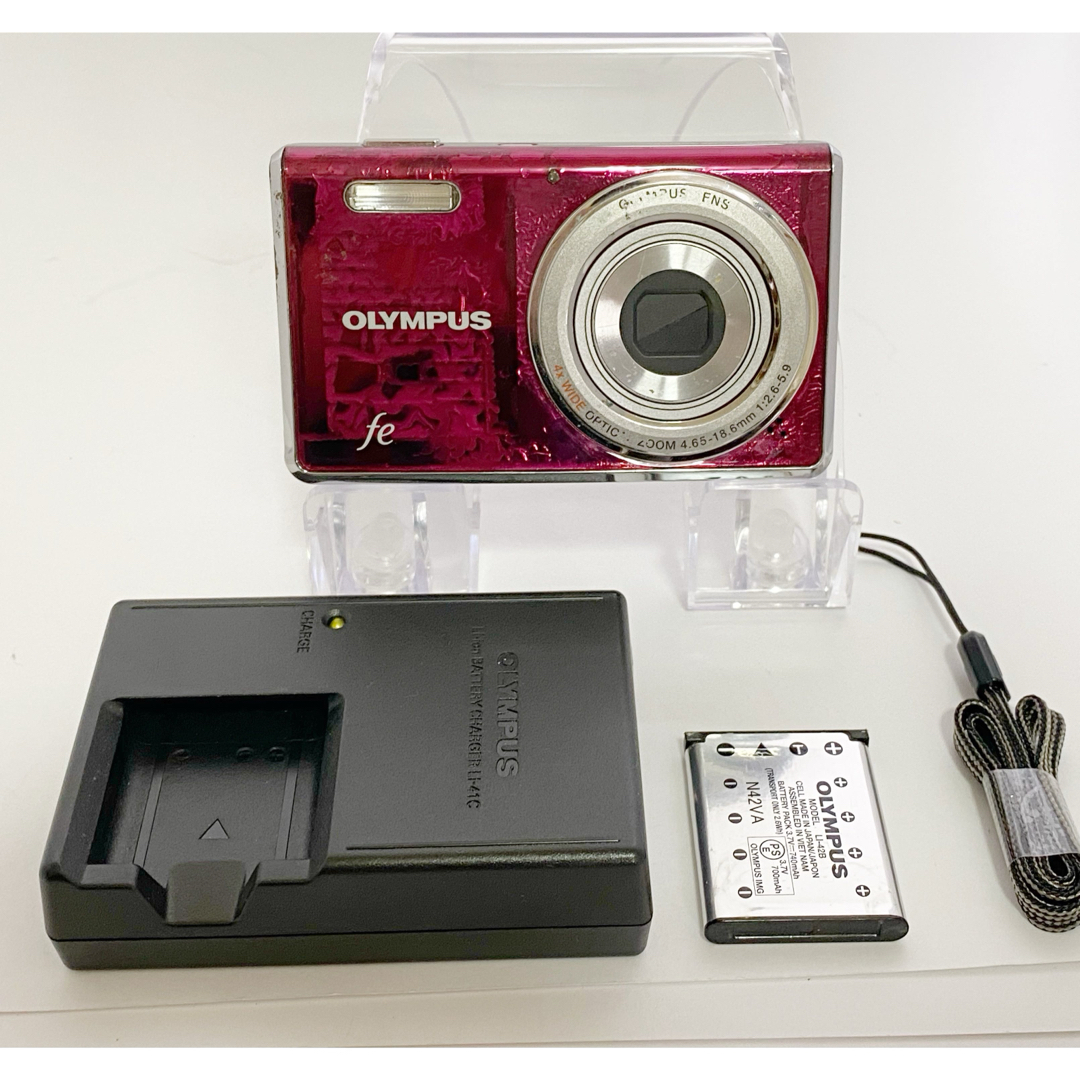 OLYMPUS(オリンパス)のOLYMPUS FE-4000  オリンパス　デジタルカメラ　 デジカメ  スマホ/家電/カメラのカメラ(コンパクトデジタルカメラ)の商品写真