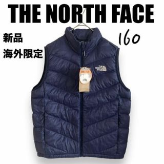 ザノースフェイス(THE NORTH FACE)の新品⭐️ノースフェイス　キッズダウンベスト　ネイビー　160 韓国限定(ジャケット/上着)