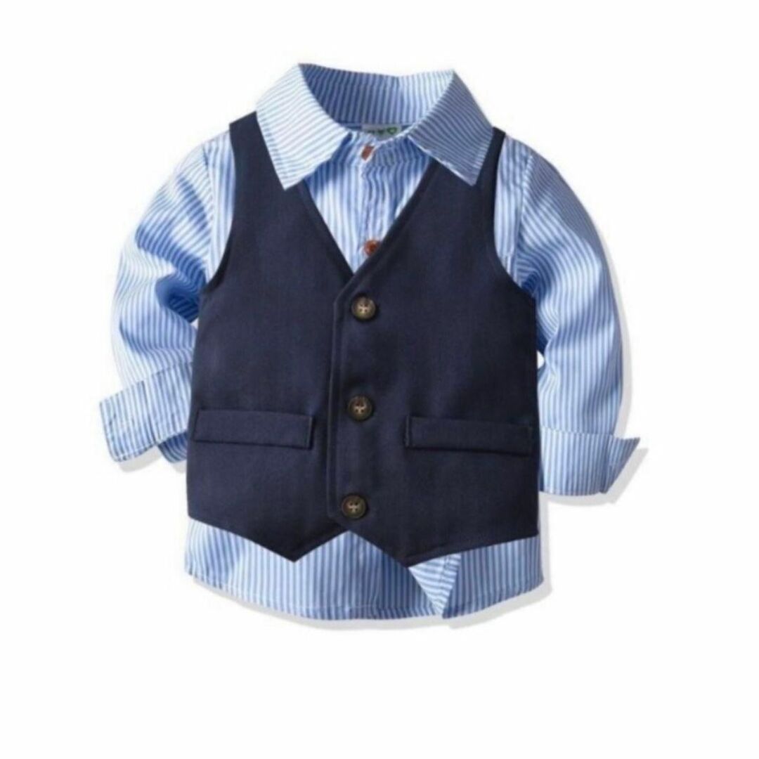 ９０ 4点セット 男の子 フォーマルキッズ キッズ/ベビー/マタニティのキッズ服男の子用(90cm~)(ドレス/フォーマル)の商品写真